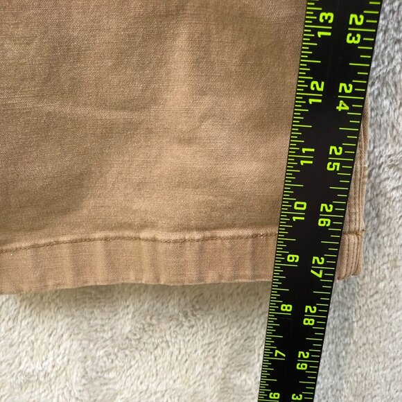 Duluth Mens Pants Size 40x30 Slim Fit Flex Ballroom Khaki Straight Casual Tan - Picture 4 of 16